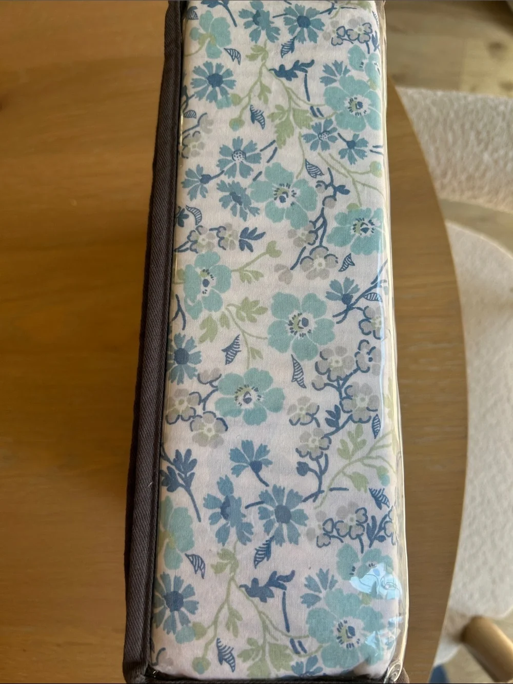Laura Ashley Jaynie 3-Piece Duvet Cover Set, Full/Queen, Blues, NEW with tags